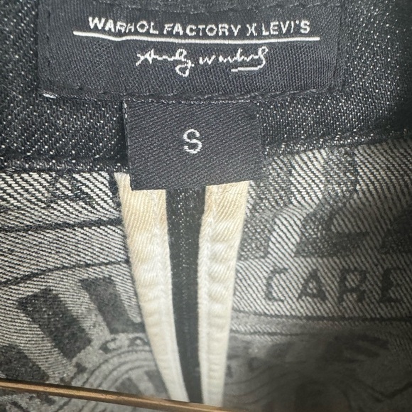 Warhol Factory X Levi’s Heavy denim jacket Vintage - Picture 5 of 5